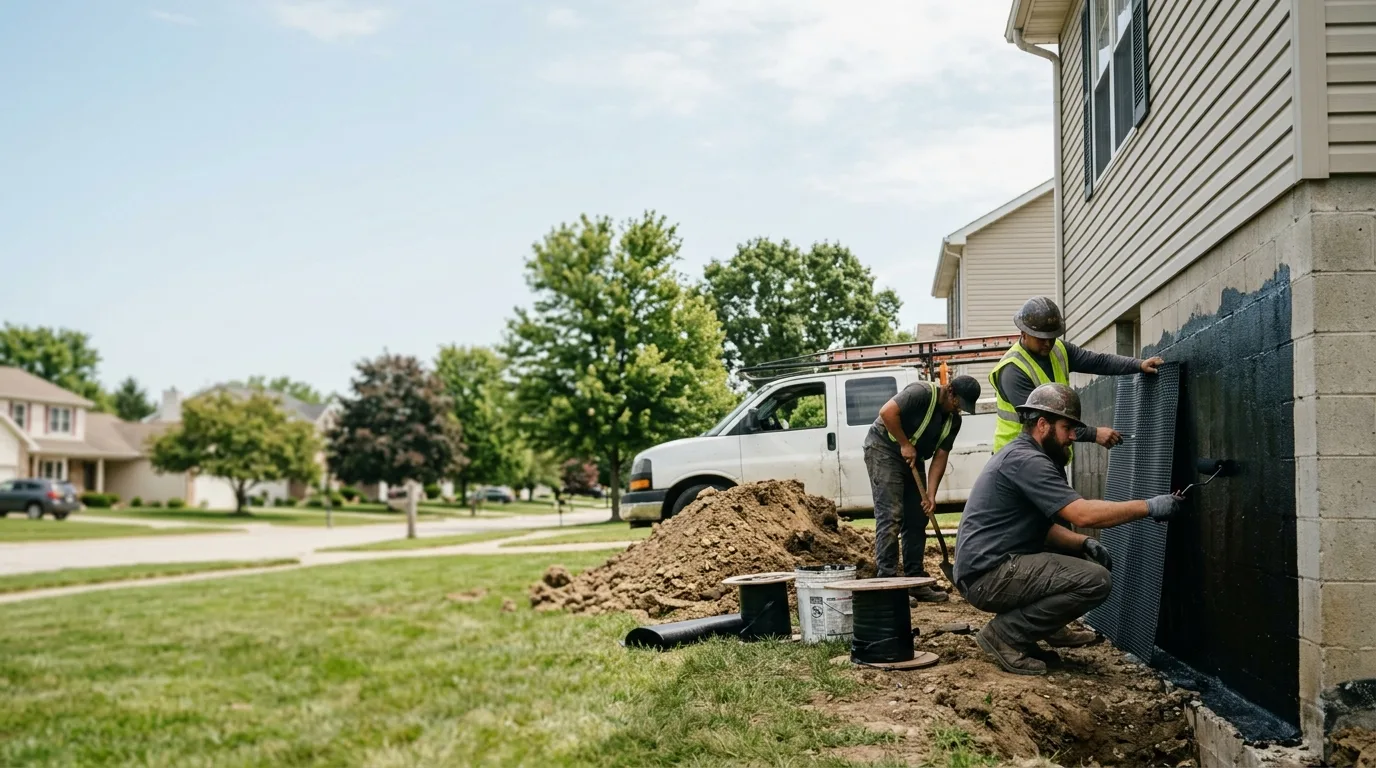 Basement Waterproofing in Matherville, IL near me